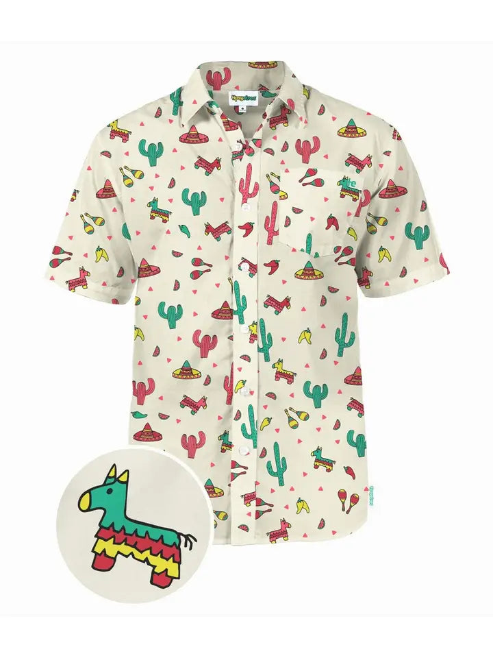 Cantina Captain Men's Hawaiian Shirt - Vacation Button Down